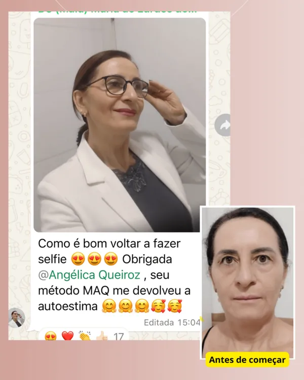 Depoimento de aluna no Instagram