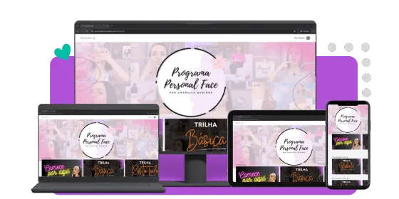 Plataforma do Programa Personal Face no computador, tablet e celular